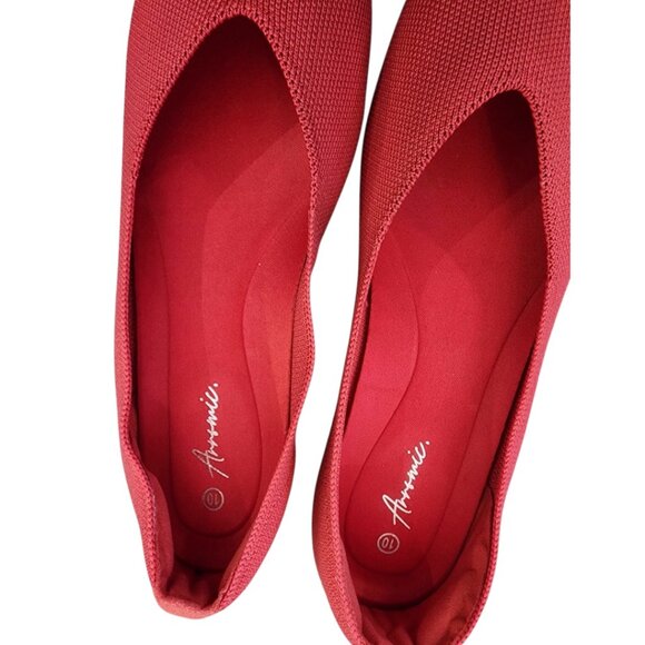 ARROMIC Pink Ballet Flats Slip On Shoes Ladies 10 Loafers Removeable Insoles - Picture 10 of 12